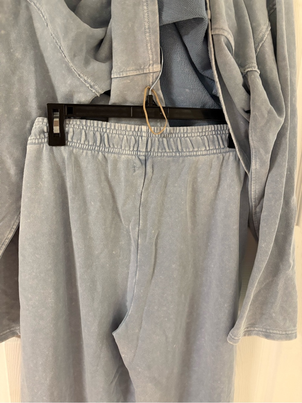 aerie Light Blue Two-Piece hoodie and sweatpants Set - Picture 7 of 8